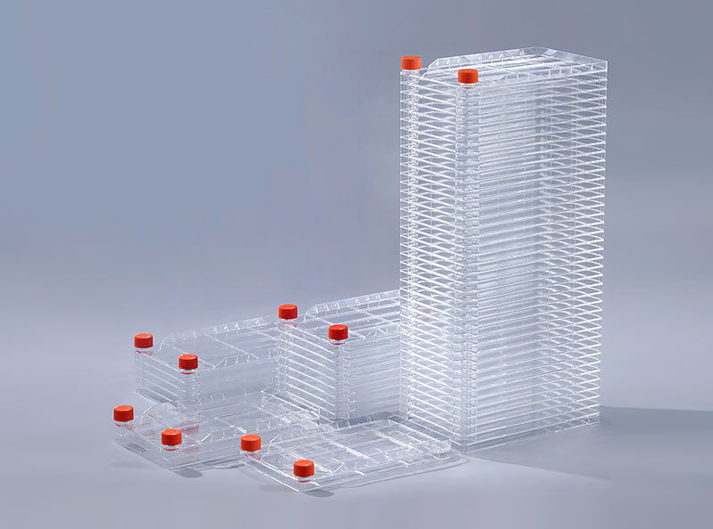 借用摇床进行大规模生产的细胞工厂