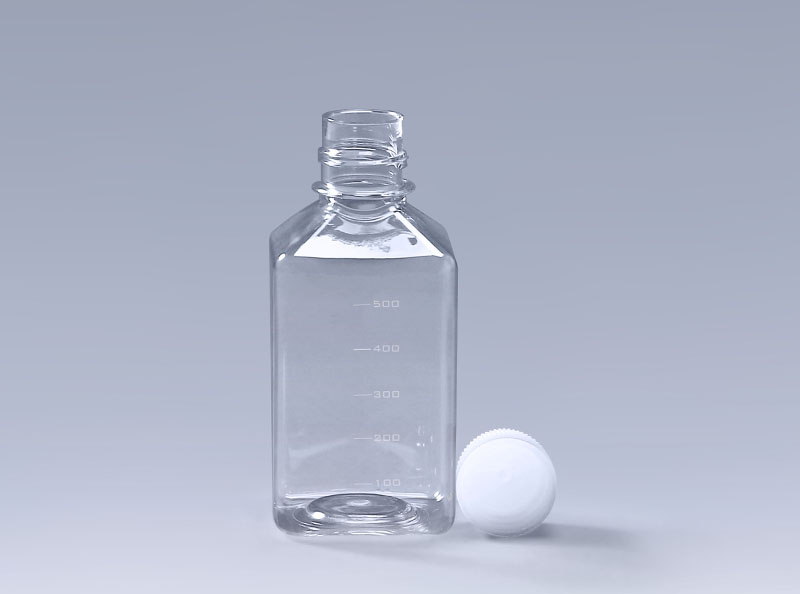 培养基瓶的两种材质对比