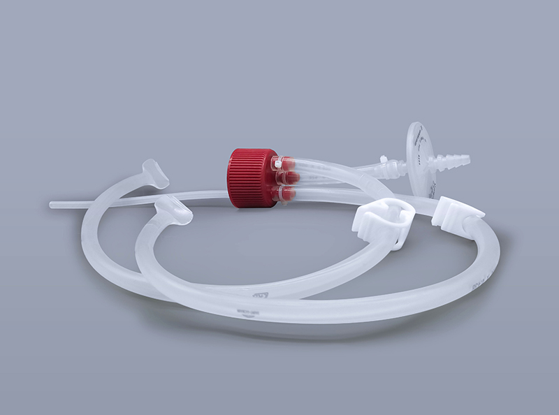 摇瓶三通密闭取样管路